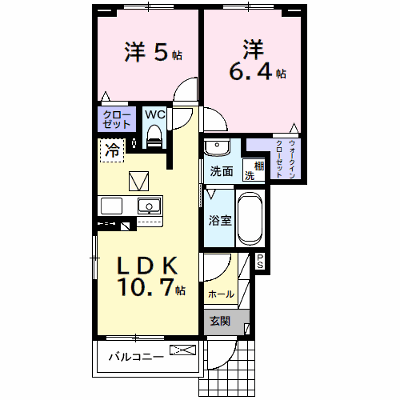 ラポールⅢ 101【管理NO：1-027673801-01010】 ★家具家電は申し込み後に搬入します★ ★2026年10月下旬入居可能★の物件画像