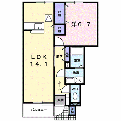 フローリア 103【管理NO：1-011780401-01030】 ★家具家電は申し込み後に搬入します★ ★2026年11月上旬入居可能★の物件画像
