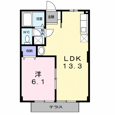 グリーンハイツ 105【管理NO：1-004736801-01050】 ★家具家電は申し込み後に搬入します★ ★2026年11月上旬入居可能★の物件画像