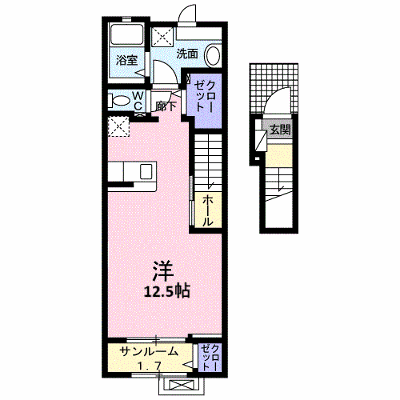 アーバングレイスⅥ 205【管理NO：1-024518901-02040】 ★家具家電は申し込み後に搬入します★ ★2026年10月下旬入居可能★の物件画像