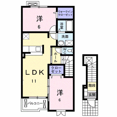 ブルーベリー 205【管理NO：1-015684101-02040】 ★家具家電は申し込み後に搬入します★ ★2026年11月上旬入居可能★の物件画像
