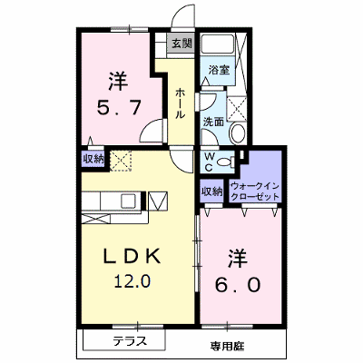 アルコバレーノ　Ａ 102【管理NO：1-010690601-01020】 ★家具家電は申し込み後に搬入します★ ★2026年10月下旬入居可能★の物件画像