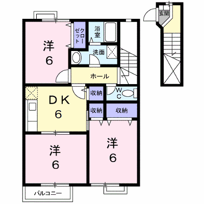 ソレアードＡ 203【管理NO：1-009663801-02030】 ★家具家電は申し込み後に搬入します★ ★2026年10月下旬入居可能★の物件画像