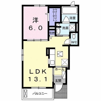Ｃａｌｍｅ 101【管理NO：1-025167901-01010】 ★家具家電は申し込み後に搬入します★ ★2026年11月中旬入居可能★の物件画像