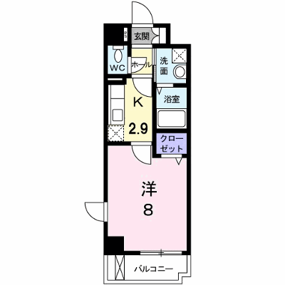 フラット　Ｆ 206【管理NO：1-014817801-02060】 ★家具家電は申し込み後に搬入します★ ★2026年09月下旬入居可能★の物件画像