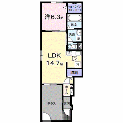 ハイ　ランドⅡ 101【管理NO：1-027214702-01010】 ★家具家電は申し込み後に搬入します★の物件画像