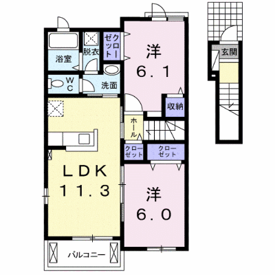 モンリーブル　Ⅰ 203【管理NO：1-020564601-02030】 ★家具家電は申し込み後に搬入します★ ★2026年11月上旬入居可能★の物件画像
