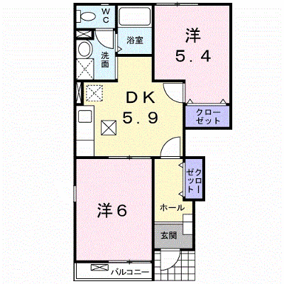 メロディハイム横入川Ｆ 101【管理NO：1-012102604-01010】 ★家具家電は申し込み後に搬入します★ ★2026年11月上旬入居可能★の物件画像