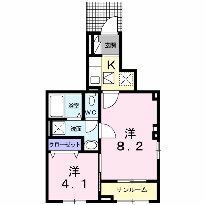 リヴェール　ヴィラⅠ 101【管理NO：1-025954801-01010】 ★家具家電は申し込み後に搬入します★ ★2026年11月上旬入居可能★の物件画像