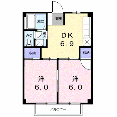 シティハイツ若草 201【管理NO：1-000544801-02010】 ★家具家電は申し込み後に搬入します★ ★2026年11月上旬入居可能★の物件画像