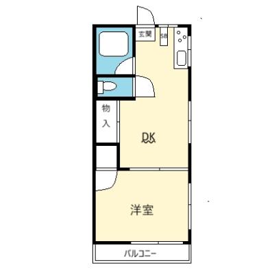 ONLY横浜18【🌈WiFi・管理費０円キャンペーン🌈】猫飼育可🐾広々１DK✨バストイレ別・システムキッチン！🚌港南中央駅８分、港南台駅12分、上大岡駅16分⇔直通！バス停までも６分圏内✨の物件画像