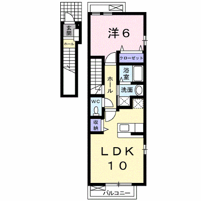 優翔（ゆうしょう） 201【管理NO：1-014392501-02010】 ★家具家電は申し込み後に搬入します★ ★2026年11月上旬入居可能★の物件画像