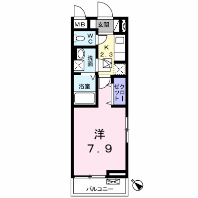 ヴェルジェクワトロ 101【管理NO：1-022376401-01010】 ★家具家電は申し込み後に搬入します★の物件画像