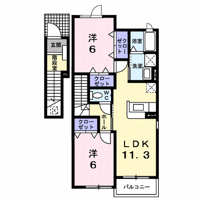 シュティル　Ｅ 202【管理NO：1-013780001-02020】 ★家具家電は申し込み後に搬入します★ ★2026年10月下旬入居可能★の物件画像