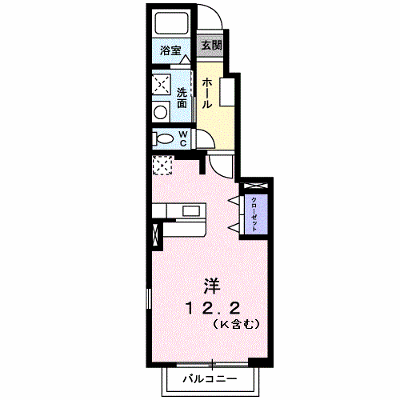 ベルフィオーレⅡ 105【管理NO：1-013642802-01040】 ★家具家電は申し込み後に搬入します★の物件画像