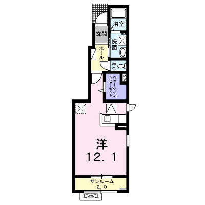 アグレシア 101【管理NO：1-022040201-01010】 ★家具家電は申し込み後に搬入します★ ★2026年10月上旬入居可能★の物件画像