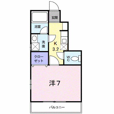 ルピナスⅠ 104【管理NO：1-014291401-01040】 ★家具家電は申し込み後に搬入します★ ★2026年10月下旬入居可能★の物件画像