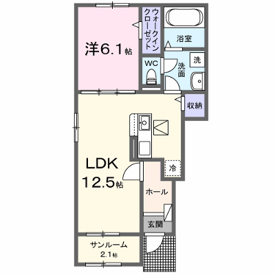 ルポール　ジェルメ 101【管理NO：1-028251901-01010】 ★家具家電は申し込み後に搬入します★ ★2026年10月中旬入居可能★の物件画像