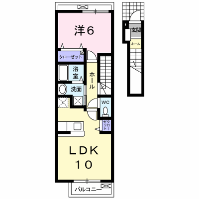 バディホーム 203【管理NO：1-017724401-02030】 ★家具家電は申し込み後に搬入します★の物件画像