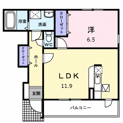 スターハイツＢ 102【管理NO：1-014850402-01020】 ★家具家電は申し込み後に搬入します★ ★2026年11月上旬入居可能★の物件画像