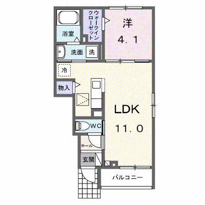 栄１丁目アパート 103【管理NO：1-028865901-01030】 ★家具家電は申し込み後に搬入します★ ★2027年03月下旬入居可能★の物件画像