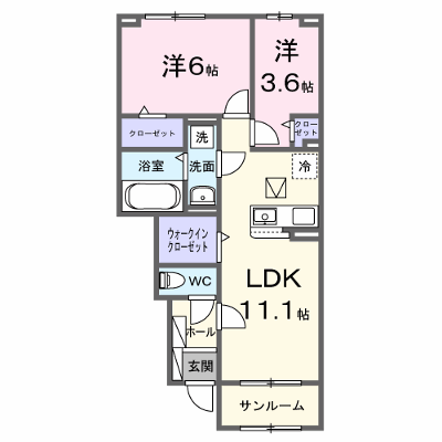 ハレ・マナリノ 102【管理NO：1-028829401-01020】 ★家具家電は申し込み後に搬入します★ ★2027年02月上旬入居可能★の物件画像