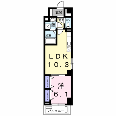 グランベルグ 401【管理NO：1-020438601-04010】 ★家具家電は申し込み後に搬入します★ ★2026年10月上旬入居可能★の物件画像