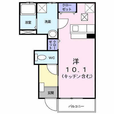 ニューポテトハウス 102【管理NO：1-014309001-01020】 ★家具家電は申し込み後に搬入します★ ★2026年11月中旬入居可能★の物件画像