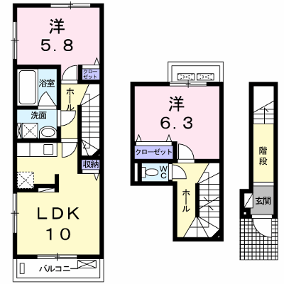 クー・ド・フェルム 201【管理NO：1-020810001-02010】 ★家具家電は申し込み後に搬入します★ ★2026年11月中旬入居可能★の物件画像