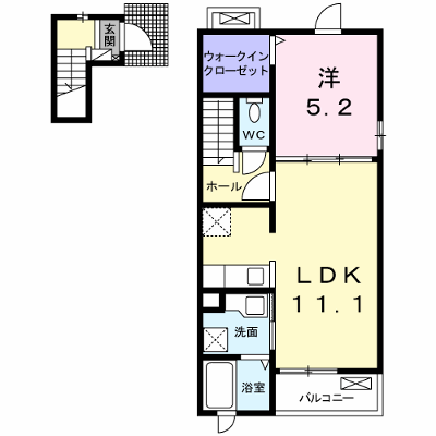 ソレイユ・Ｋ 201【管理NO：1-022294301-02010】 ★家具家電は申し込み後に搬入します★ ★2026年10月下旬入居可能★の物件画像