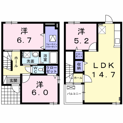 アプローズ　Ⅲ 101【管理NO：1-026392403-01010】 ★家具家電は申し込み後に搬入します★の物件画像