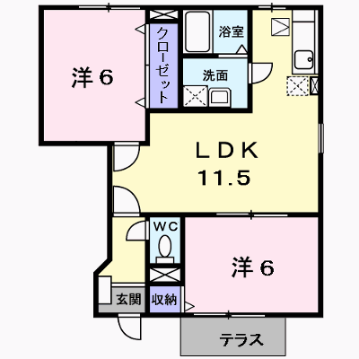 ベル・コーポ・デヌシＢ 103【管理NO：1-009493801-01030】 ★家具家電は申し込み後に搬入します★ ★2026年12月上旬入居可能★の物件画像