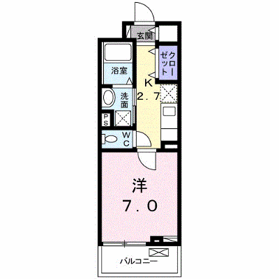 サンオランジュ 204【管理NO：1-022018801-02040】 ★家具家電は申し込み後に搬入します★ ★2026年10月中旬入居可能★の物件画像