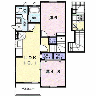 コータ・コート　Ｂ 203【管理NO：1-014415102-02030】 ★家具家電は申し込み後に搬入します★ ★2026年10月中旬入居可能★の物件画像