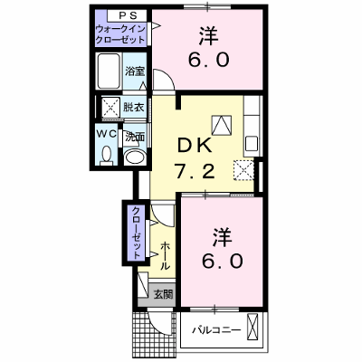 ドウェル・コンチェルト　Ⅲ 102【管理NO：1-019635003-01020】 ★家具家電は申し込み後に搬入します★ ★2026年11月上旬入居可能★の物件画像