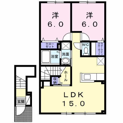 サンフィールド 202【管理NO：1-017039301-02020】 ★家具家電は申し込み後に搬入します★の物件画像