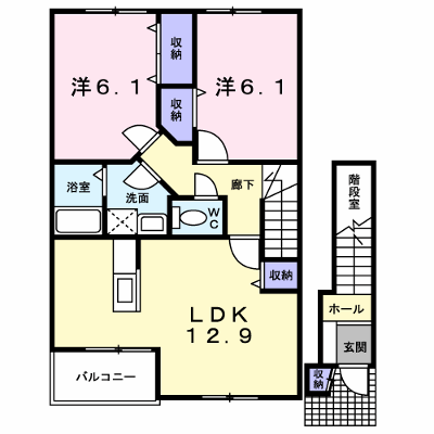 エシックスウインド 202【管理NO：1-011413601-02020】 ★家具家電は申し込み後に搬入します★ ★2026年11月中旬入居可能★の物件画像