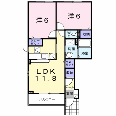 サンライズスクエアＣ 101【管理NO：1-014847903-01010】 ★家具家電は申し込み後に搬入します★ ★2026年11月上旬入居可能★の物件画像