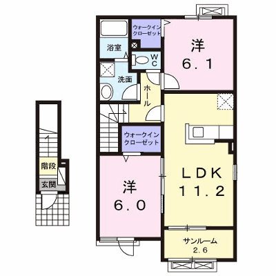 アルドール矢来Ｂ 202【管理NO：1-020269502-02020】 ★家具家電は申し込み後に搬入します★ ★2026年11月中旬入居可能★の物件画像