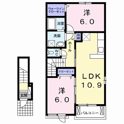 ブリーズⅡ・Ａ 202【管理NO：1-020870901-02020】 ★家具家電は申し込み後に搬入します★ ★2026年11月上旬入居可能★の物件画像