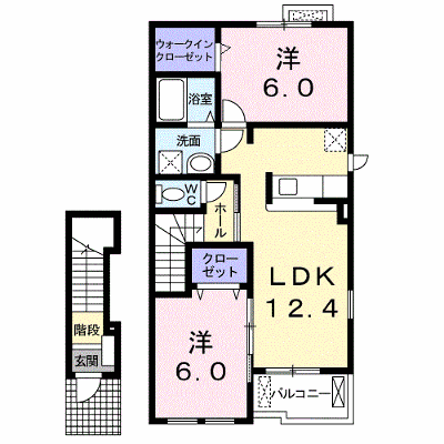 メゾン・ボヌール 202【管理NO：1-015661301-02020】 ★家具家電は申し込み後に搬入します★ ★2026年11月上旬入居可能★の物件画像