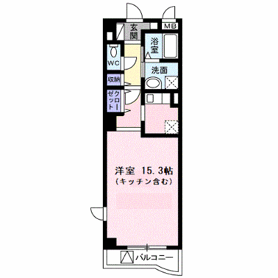 クラールアンジュ 304【管理NO：1-016416801-03040】 ★家具家電は申し込み後に搬入します★ ★2026年11月中旬入居可能★の物件画像