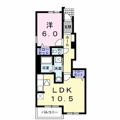 フルールⅢ 103【管理NO：1-017036703-01030】 ★家具家電は申し込み後に搬入します★ ★2026年11月上旬入居可能★の物件画像