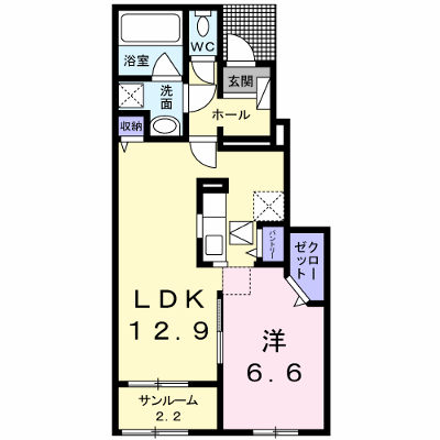 アン・ジュールⅤ 102【管理NO：1-022204701-01020】 ★家具家電は申し込み後に搬入します★ ★2026年11月中旬入居可能★の物件画像