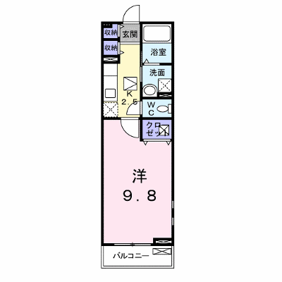 ラ・コロボックル 101【管理NO：1-020028601-01010】 ★家具家電は申し込み後に搬入します★ ★2026年10月下旬入居可能★の物件画像