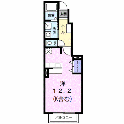 ベルコリーヌ 106【管理NO：1-022246201-01060】 ★家具家電は申し込み後に搬入します★ ★2026年10月下旬入居可能★の物件画像