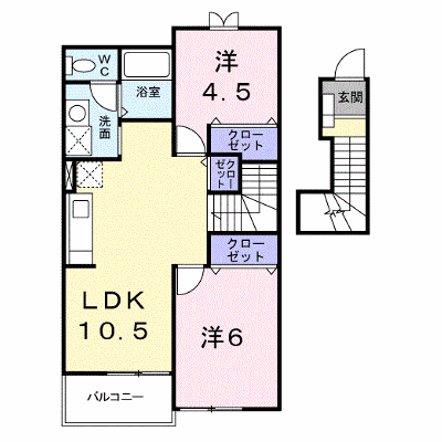 アムール 205【管理NO：1-010518301-02040】 ★家具家電は申し込み後に搬入します★ ★2026年10月中旬入居可能★の物件画像