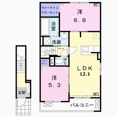 フィーレダンクⅡ 206【管理NO：1-024991502-02050】 ★家具家電は申し込み後に搬入します★ ★2026年11月上旬入居可能★の物件画像