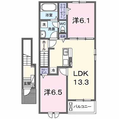 向日葵之音 206【管理NO：1-026985401-02050】 ★家具家電は申し込み後に搬入します★の物件画像