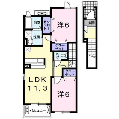 グレイトⅡ 203【管理NO：1-014407001-02030】 ★家具家電は申し込み後に搬入します★ ★2026年11月上旬入居可能★の物件画像